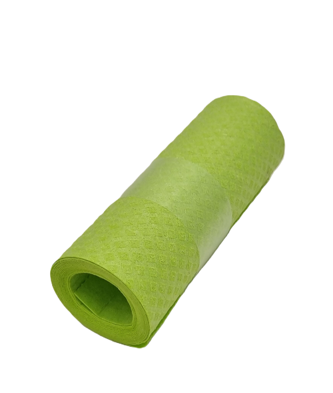 Sponge cloth household roll 1x roll (apple green) Type2